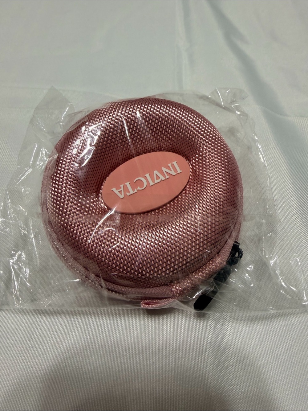 Invicta Pink Round Zip Carry Case - Picture 4 of 4